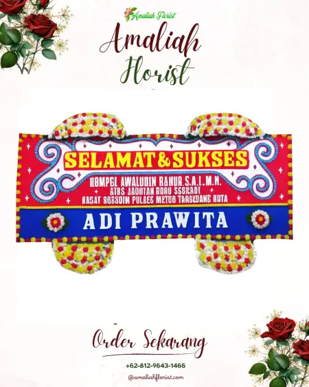 Papan Bunga Ucapan Selamat Kaliloka